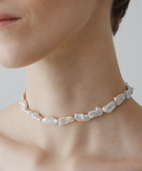 EMOELLE】freshwater pearl choker（チョーカー）｜ADAM ET ROPE