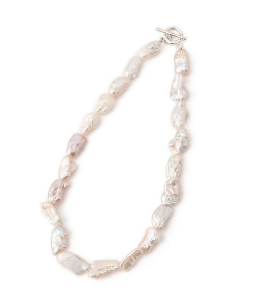 ADAM ET ROPE'(アダムエロペ)の「【EMOELLE】freshwater pearl choker(チョーカー・レディース・オフホワイト・FREE)」の7枚目の写真
