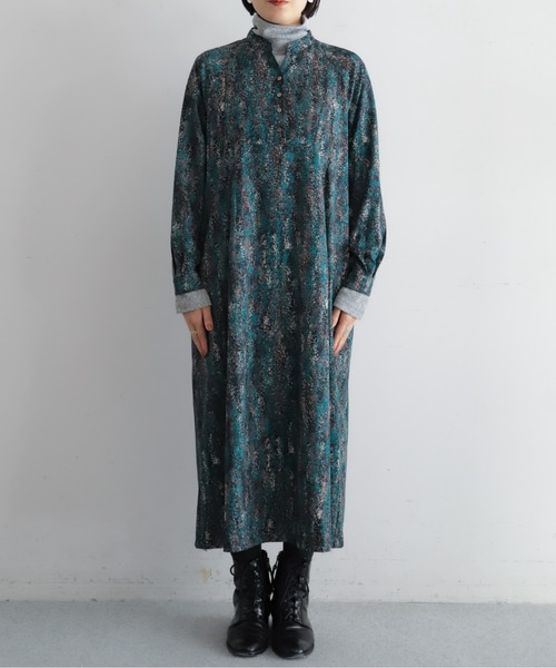 NOMBRE IMPAIR（ノンブルアンペール）の「ドローイングドットPT　ラグランヨークワンピース（ワンピース・レディース・グリーン・FREE）」の16枚目の写真