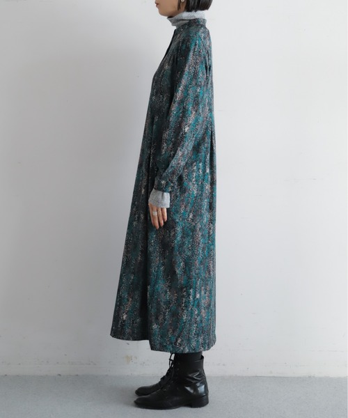 NOMBRE IMPAIR（ノンブルアンペール）の「ドローイングドットPT　ラグランヨークワンピース（ワンピース・レディース・グリーン・FREE）」の17枚目の写真