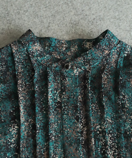 NOMBRE IMPAIR（ノンブルアンペール）の「ドローイングドットPT　ラグランヨークワンピース（ワンピース・レディース・グリーン・FREE）」の11枚目の写真