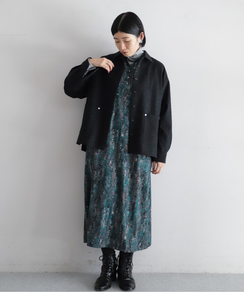 NOMBRE IMPAIR（ノンブルアンペール）の「ドローイングドットPT　ラグランヨークワンピース（ワンピース・レディース・グリーン・FREE）」の20枚目の写真