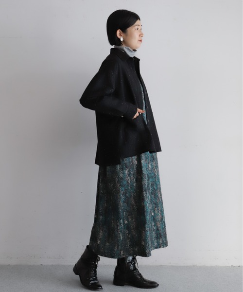 NOMBRE IMPAIR（ノンブルアンペール）の「ドローイングドットPT　ラグランヨークワンピース（ワンピース・レディース・グリーン・FREE）」の21枚目の写真