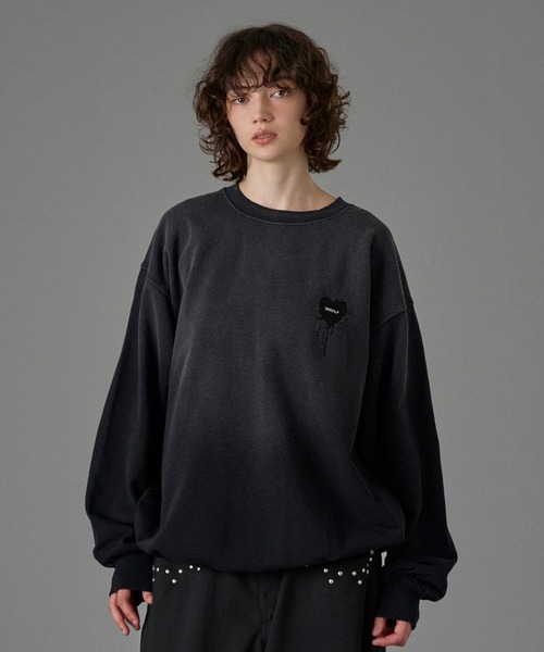 【タグ付き新品未使用】aLORS paris スウェット PARISロゴスウェットプルオーバー ユニセックス ロゴ[品番