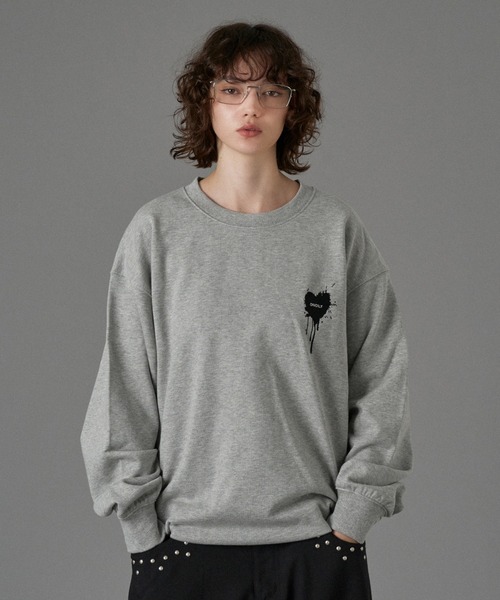 25AW HEART LOGO DRAW CODE SWEAT / ハートロゴドローコードスウェット