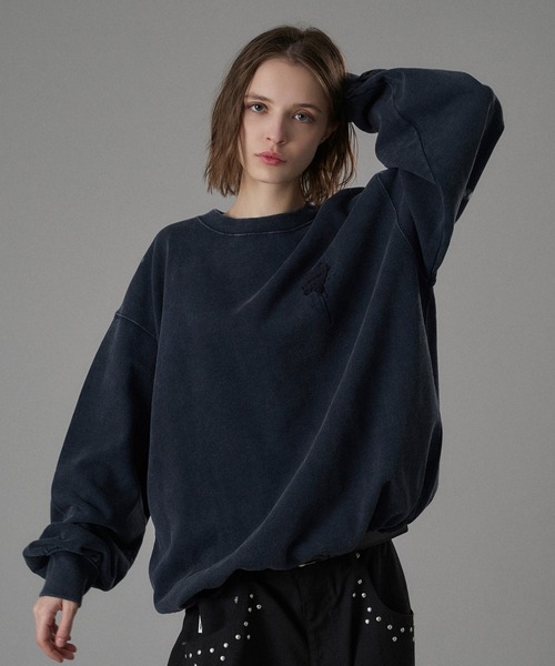 セール】25AW HEART LOGO DRAW CODE SWEAT / ハートロゴドローコード