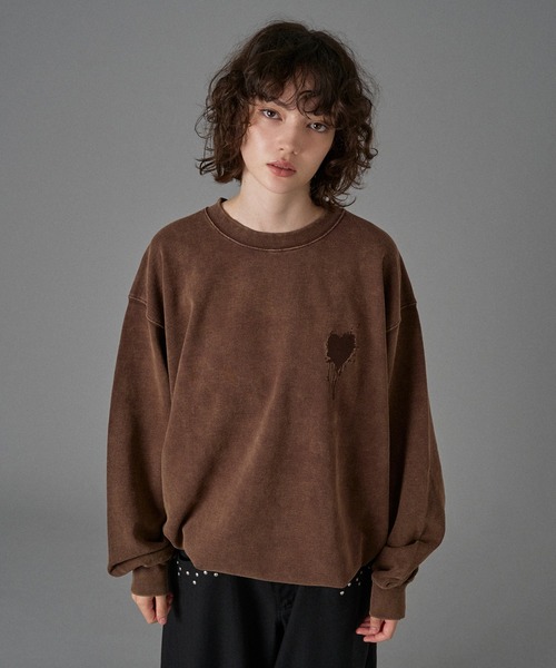 25AW HEART LOGO DRAW CODE SWEAT / ハートロゴドローコードスウェット