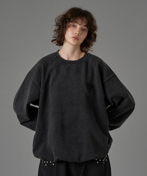 CLAIRO スウェット L CLAIRO スウェット L Clairo Charm Text Hoodies Album New Logo