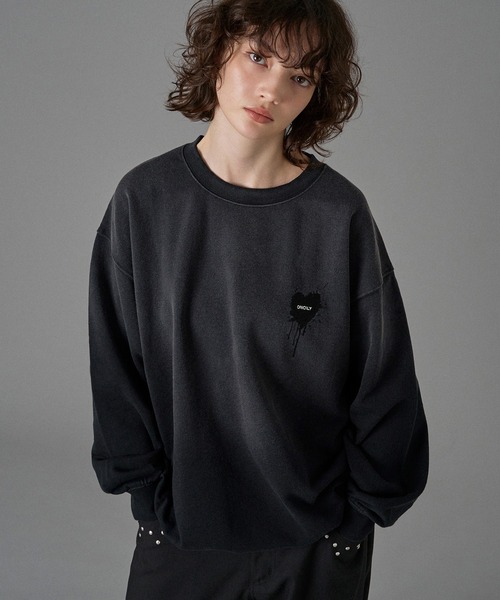 25AW HEART LOGO DRAW CODE SWEAT / ハートロゴドローコードスウェット