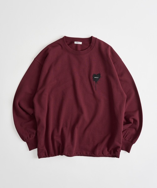 25AW HEART LOGO DRAW CODE SWEAT / ハートロゴドローコードスウェット