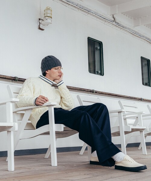 sage de cret（サージュデクレ）の「【別注】sage de cret / Melton Pants（その他パンツ・メンズ・ネイビー・M/S）」の10枚目の写真