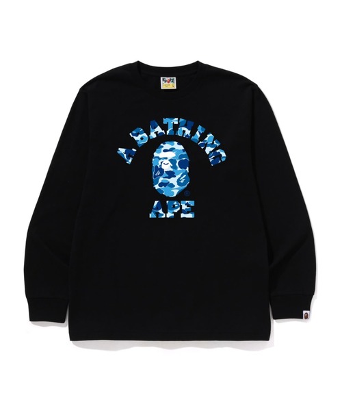 ABC CAMO COLLEGE LS TEE（Tシャツ/カットソー）｜A BATHING APE