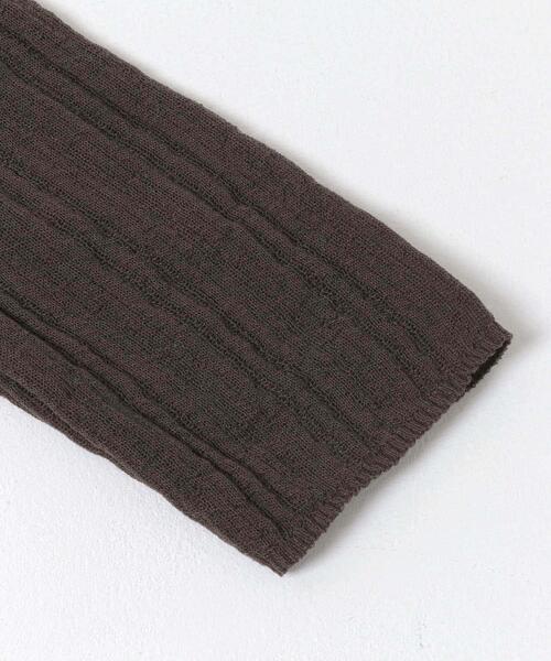 F by ROSSO(エフバイロッソ)の「F by ROSSO シアーリブ5分袖ニット(ニット/セーター・レディース・ブラック/ブルー/ブラウン・FREE)」の9枚目の写真