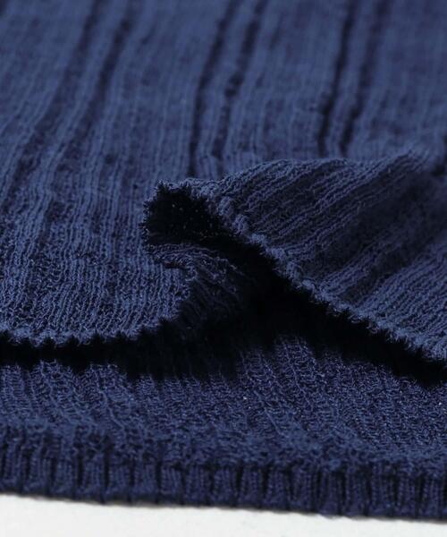 F by ROSSO(エフバイロッソ)の「F by ROSSO シアーリブ5分袖ニット(ニット/セーター・レディース・ブラック/ブルー/ブラウン・FREE)」の17枚目の写真