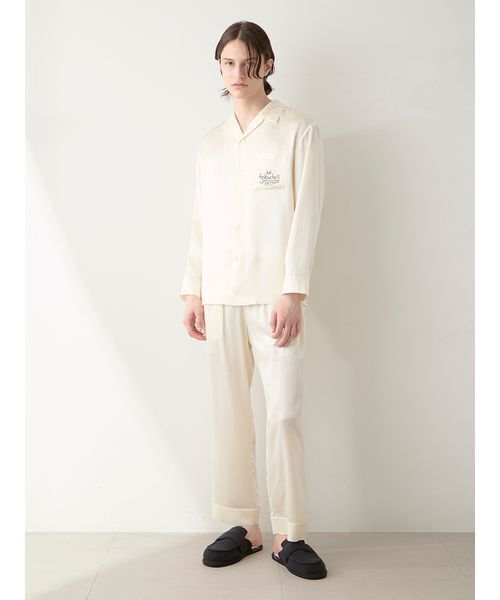 セール】【JOEL ROBUCHON】【販路限定】【HOMME】シルクサテンシャツ