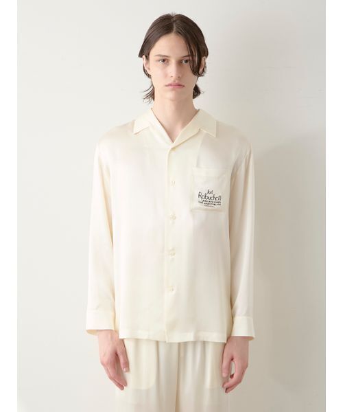 セール】【JOEL ROBUCHON】【販路限定】【HOMME】シルクサテンシャツ