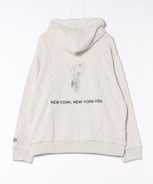 Manhattan Portage（マンハッタンポーテージ）の「Sweat Parka DORAEMON（パーカー・メンズ・オートミール/ブラック・SMALL/MEDIUM/X-LARGE/LARGE）」の12枚目の写真