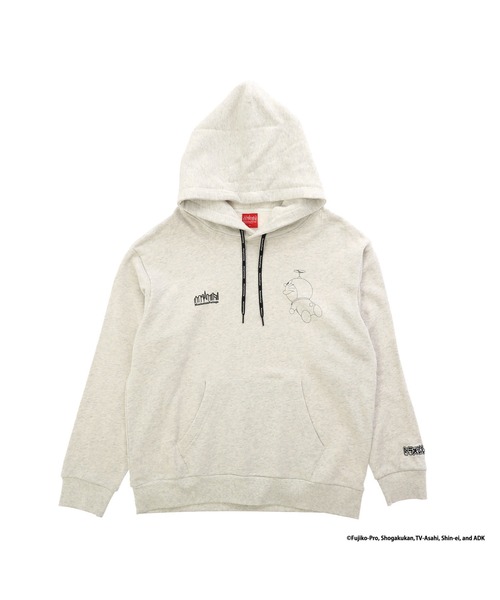 Manhattan Portage（マンハッタンポーテージ）の「Sweat Parka DORAEMON（パーカー・メンズ・オートミール/ブラック・SMALL/MEDIUM/X-LARGE/LARGE）」の2枚目の写真