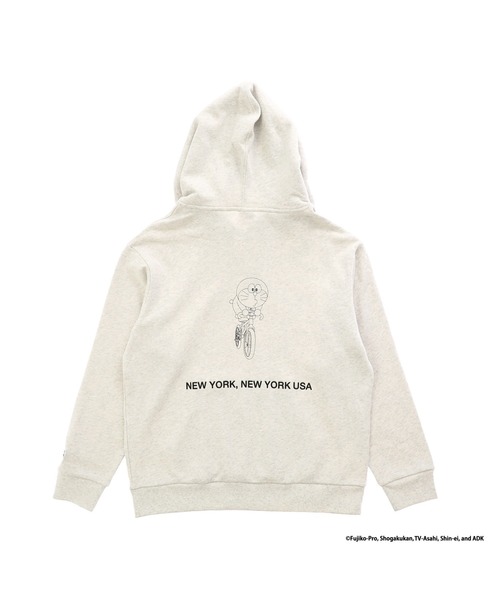 Manhattan Portage（マンハッタンポーテージ）の「Sweat Parka DORAEMON（パーカー・メンズ・オートミール/ブラック・SMALL/MEDIUM/X-LARGE/LARGE）」の4枚目の写真