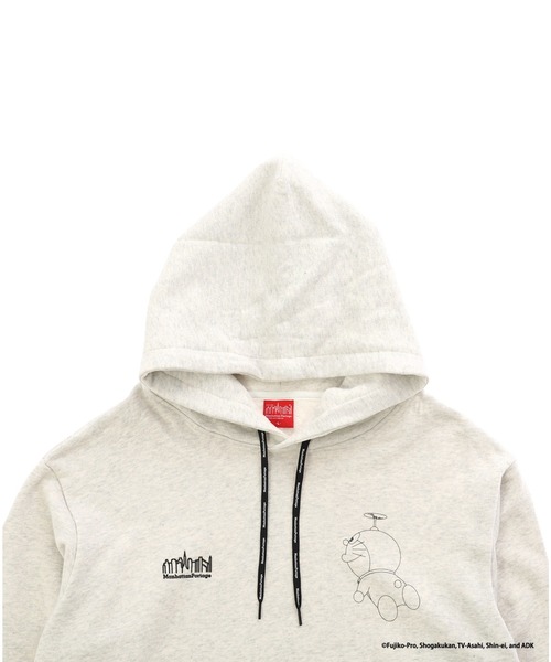 Manhattan Portage（マンハッタンポーテージ）の「Sweat Parka DORAEMON（パーカー・メンズ・オートミール/ブラック・SMALL/MEDIUM/X-LARGE/LARGE）」の5枚目の写真