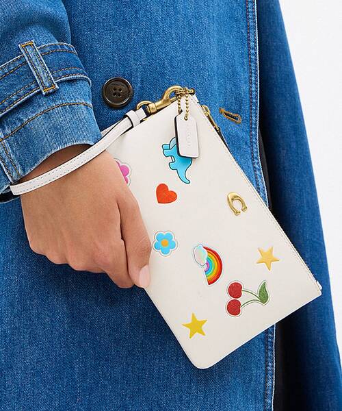 【新品】COACH コスメティック ポーチ・タイ ダイ プリント COACH（コーチ）の「【日本限定】エッセンシャル コスメティック