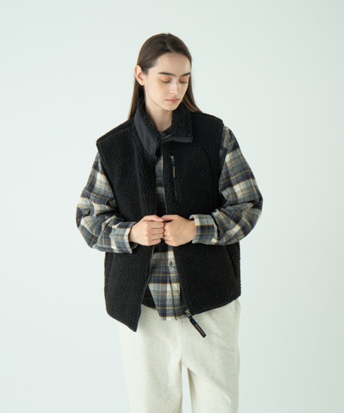 ジャガードボア・スタンドベスト（ベスト）｜PENDLETON（ペンドルトン