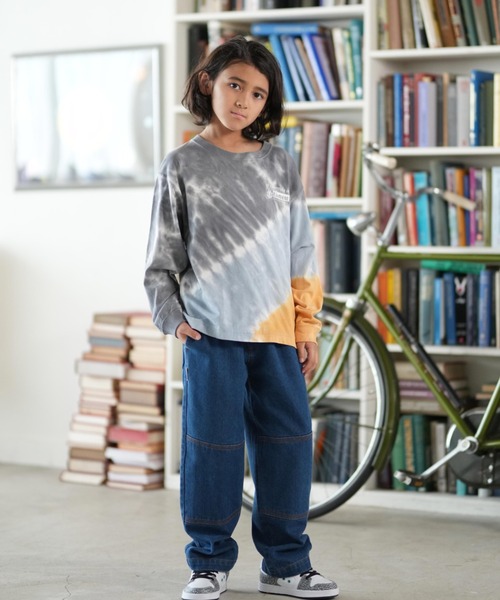 ELEMENT(エレメント)の「ELEMENT/エレメント ESSENTIAL LS YOUTH キッズ ロンT BF026-064(Tシャツ/カットソー・キッズ・ブラック×ホワイト/グレー系その他・130cm/140cm/150cm/160cm)」の6枚目の写真