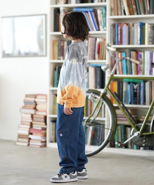 ELEMENT(エレメント)の「ELEMENT/エレメント ESSENTIAL LS YOUTH キッズ ロンT BF026-064(Tシャツ/カットソー・キッズ・ブラック×ホワイト/グレー系その他・130cm/140cm/150cm/160cm)」の7枚目の写真