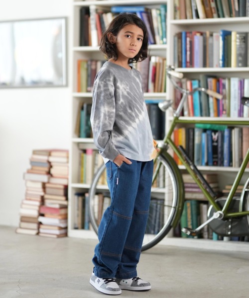 ELEMENT(エレメント)の「ELEMENT/エレメント ESSENTIAL LS YOUTH キッズ ロンT BF026-064(Tシャツ/カットソー・キッズ・ブラック×ホワイト/グレー系その他・130cm/140cm/150cm/160cm)」の9枚目の写真