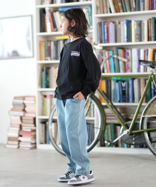 ELEMENT(エレメント)の「ELEMENT/エレメント ESSENTIAL LS YOUTH キッズ ロンT BF026-064(Tシャツ/カットソー・キッズ・ブラック×ホワイト/グレー系その他・130cm/140cm/150cm/160cm)」の11枚目の写真