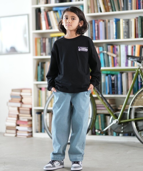 ELEMENT(エレメント)の「ELEMENT/エレメント ESSENTIAL LS YOUTH キッズ ロンT BF026-064(Tシャツ/カットソー・キッズ・ブラック×ホワイト/グレー系その他・130cm/140cm/150cm/160cm)」の12枚目の写真