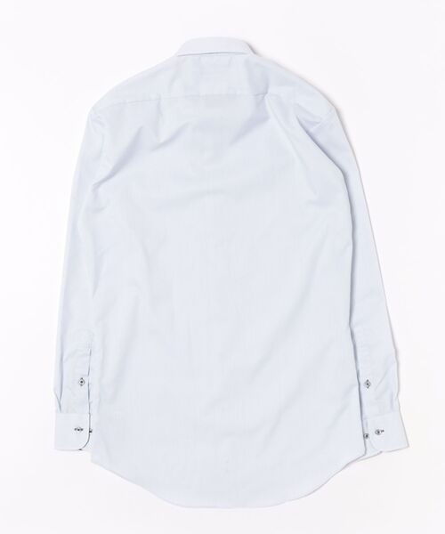 TOKYO SHIRTS（トウキョウシャツ）の「【超形態安定】 形態安定ノンアイロン ボタンダウン 長袖ビジネスワイシャツ （大きいサイズ・長いサイズ）（ビジネスシャツ・メンズ・グレー・首回り39cm-裄丈88cm/首回り41cm-裄丈90cm/首回り42cm-裄丈90cm/首回り43cm-裄丈90cm/首回り45cm-裄丈82cm/首回り45cm-裄丈86cm/首回り45cm-裄丈90cm/首回り47cm-裄丈86cm/首回り47cm-裄丈90cm）」の7枚目の写真
