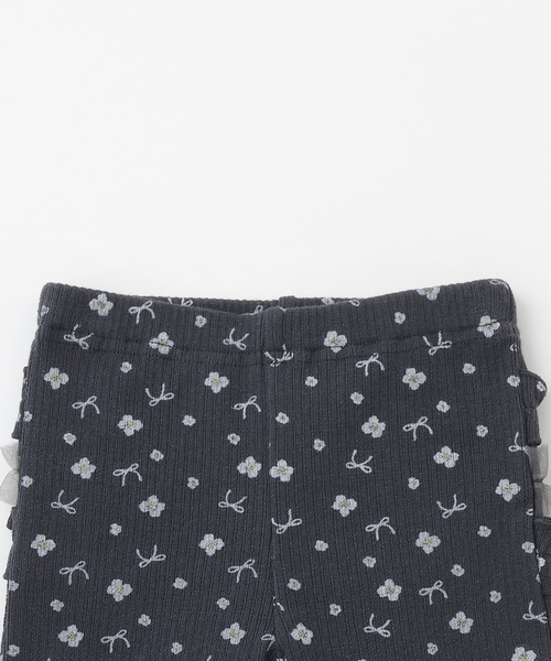 petit main（プティマイン）の「バックフリルレギンス（レギンス/スパッツ・キッズ・アイボリー/ライトピンク/ブルー/チャコール/ピンク・80ｃｍ/120cm/130cm/90cm/100cm/110cm）」の9枚目の写真