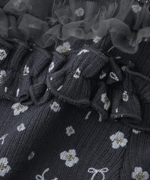 petit main（プティマイン）の「バックフリルレギンス（レギンス/スパッツ・キッズ・アイボリー/ライトピンク/ブルー/チャコール/ピンク・80ｃｍ/120cm/130cm/90cm/100cm/110cm）」の12枚目の写真