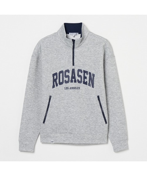 ROSASEN(ロサーセン)の「【Rosasen/GOLF】A-Line 膨れジャカード プルオーバー(その他トップス・メンズ・ネイビー/ライトグレー・50/48/52)」の5枚目の写真