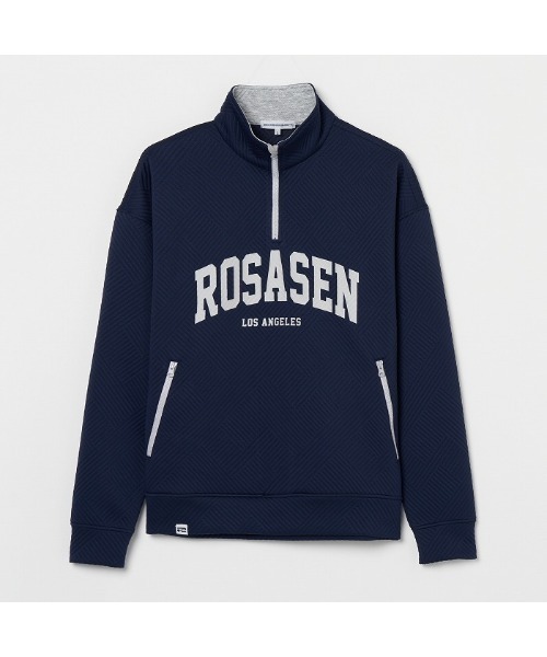 ROSASEN(ロサーセン)の「【Rosasen/GOLF】A-Line 膨れジャカード プルオーバー(その他トップス・メンズ・ネイビー/ライトグレー・50/48/52)」の7枚目の写真
