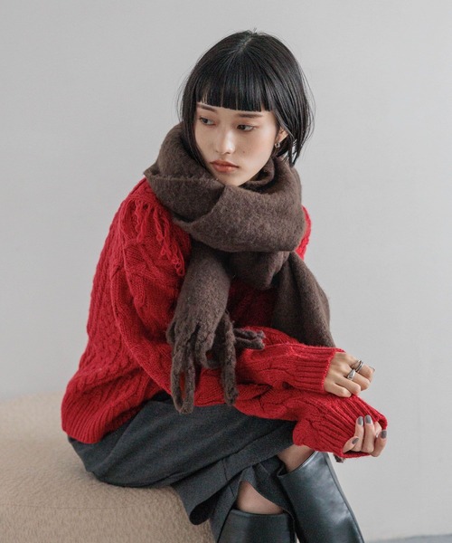 フトフリンジムジストール 580194（ストール/ショール）｜LOWRYS FARM