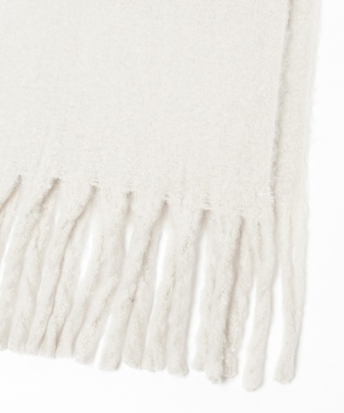 LOWRYS FARM（ローリーズファーム）の「フトフリンジムジストール　580194（ストール/ショール・レディース・ブラウン/グレー/レッド/ピンク/アイボリー/ブルー・FREE）」の20枚目の写真