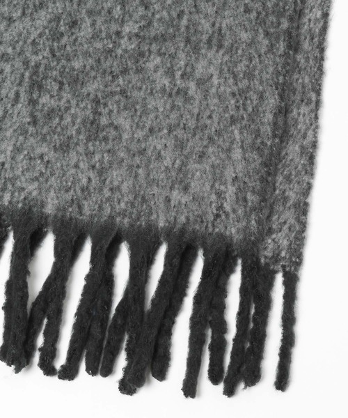 LOWRYS FARM（ローリーズファーム）の「フトフリンジムジストール　580194（ストール/ショール・レディース・ブラウン/グレー/レッド/ピンク/アイボリー/ブルー・FREE）」の21枚目の写真