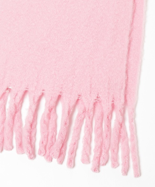 LOWRYS FARM（ローリーズファーム）の「フトフリンジムジストール　580194（ストール/ショール・レディース・ブラウン/グレー/レッド/ピンク/アイボリー/ブルー・FREE）」の22枚目の写真