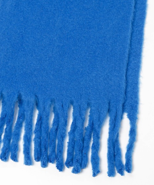 LOWRYS FARM（ローリーズファーム）の「フトフリンジムジストール　580194（ストール/ショール・レディース・ブラウン/グレー/レッド/ピンク/アイボリー/ブルー・FREE）」の16枚目の写真