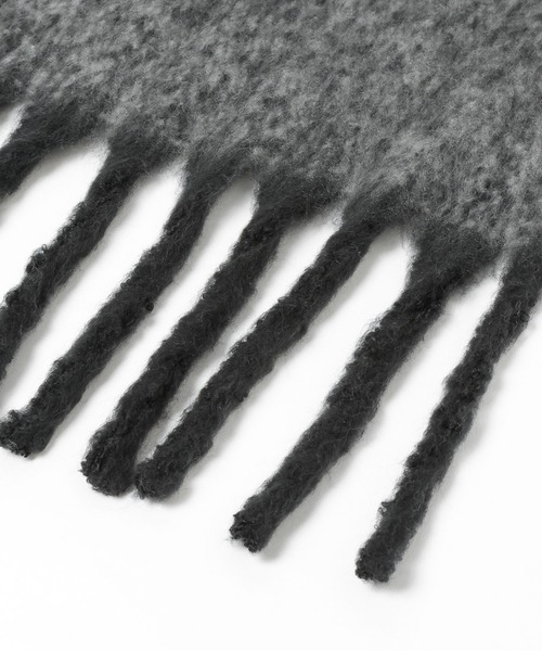 LOWRYS FARM（ローリーズファーム）の「フトフリンジムジストール　580194（ストール/ショール・レディース・ブラウン/グレー/レッド/ピンク/アイボリー/ブルー・FREE）」の17枚目の写真