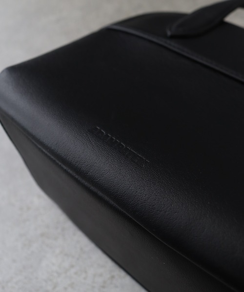 welise（ウェライズ）の「【welise×ADAMPATEK】リアルレザー 2wayショルダーミニボストンバッグ/ハンドバッグ（ショルダーバッグ・メンズ・ブラック・FREE）」の7枚目の写真