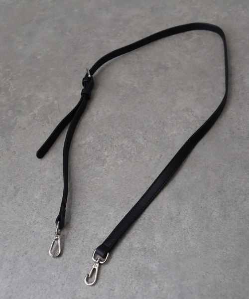 welise（ウェライズ）の「【welise×ADAMPATEK】リアルレザー 2wayショルダーミニボストンバッグ/ハンドバッグ（ショルダーバッグ・メンズ・ブラック・FREE）」の8枚目の写真