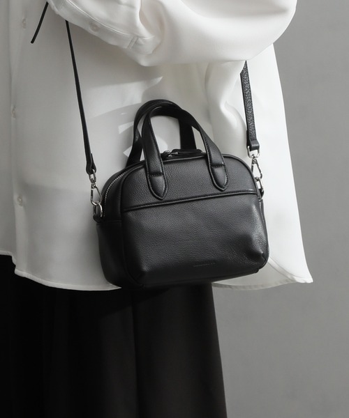 セール】【welise×ADAMPATEK】リアルレザー 2wayショルダーミニ