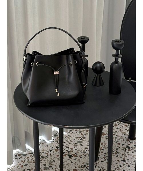 MERCURYDUO(マーキュリーデュオ)の「ドロストキーチェーンバッグ(ショルダーバッグ・レディース・イエロー/ブラック/アイボリー・FREE)」の16枚目の写真