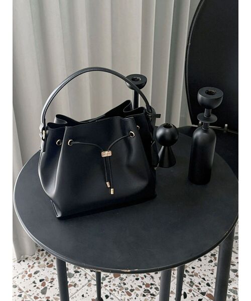 MERCURYDUO(マーキュリーデュオ)の「ドロストキーチェーンバッグ(ショルダーバッグ・レディース・イエロー/ブラック/アイボリー・FREE)」の17枚目の写真