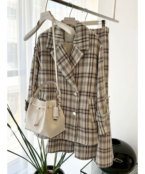 MERCURYDUO(マーキュリーデュオ)の「ドロストキーチェーンバッグ(ショルダーバッグ・レディース・イエロー/ブラック/アイボリー・FREE)」の20枚目の写真