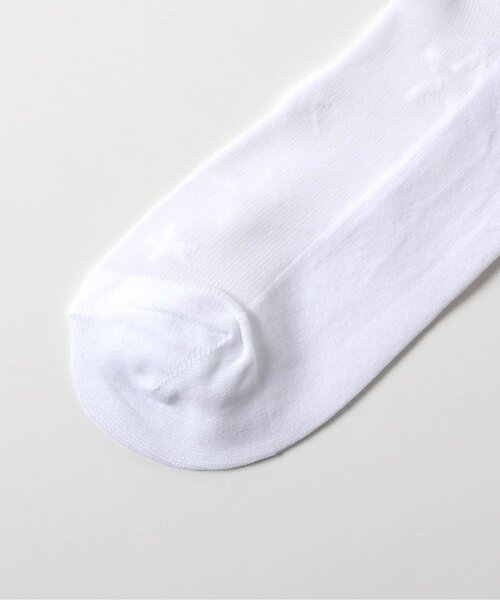 algy(アルジー)の「星総柄シアーハイソックス(ソックス/靴下・キッズ・オフホワイト/ブラック・24/21)」の7枚目の写真