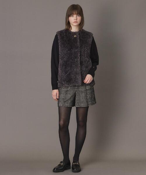 DRESSTERIOR(ドレステリア)の「【otonaMUSE 11月号掲載】エコファージレ(ノーカラーコート・レディース・チャコールグレー/ナチュラル・34/36/38)」の16枚目の写真